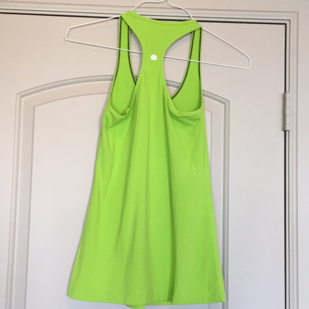 Lululemon Green Racerback Top - Picture 2 of 3